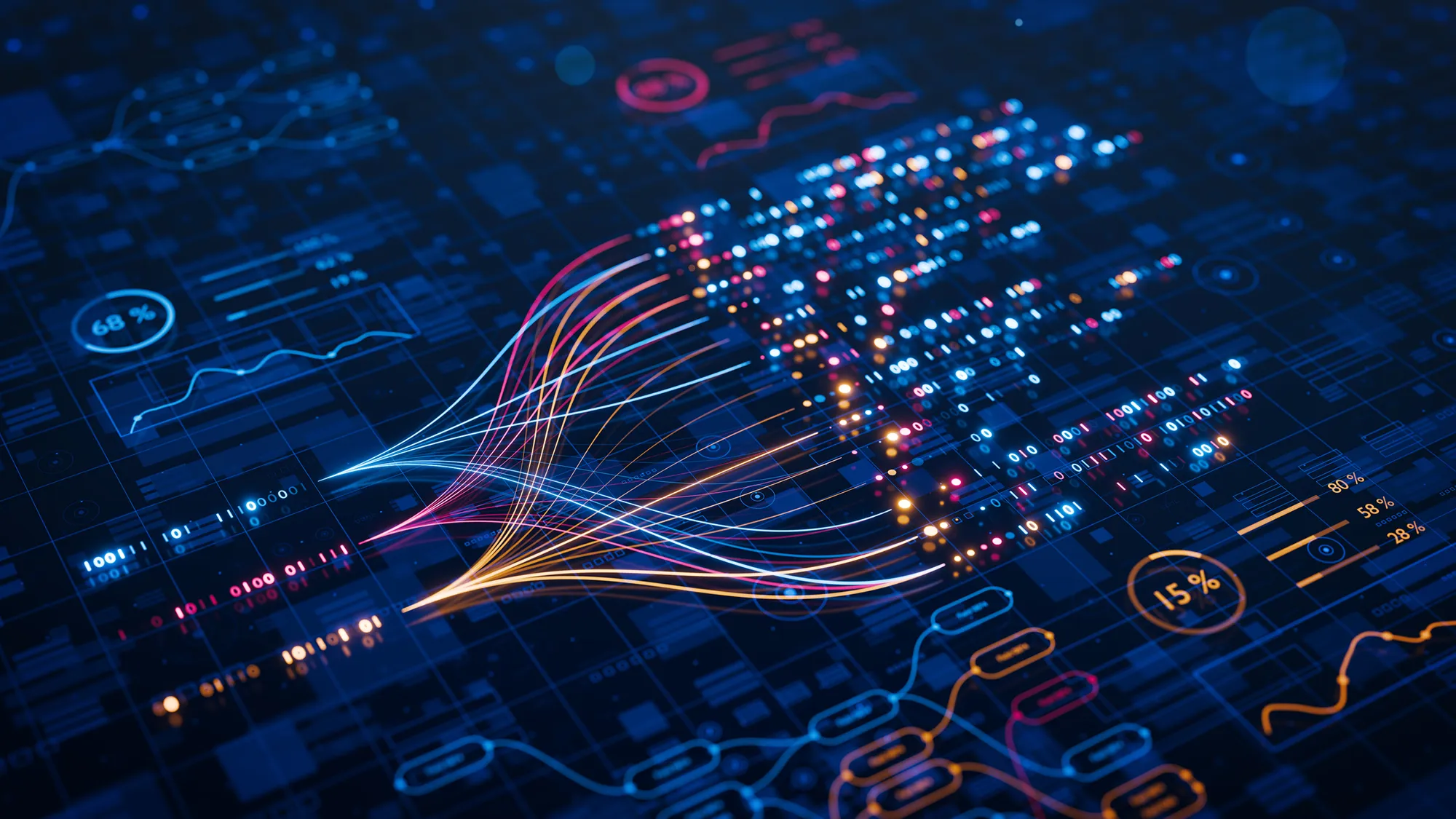 Technical Wires Background